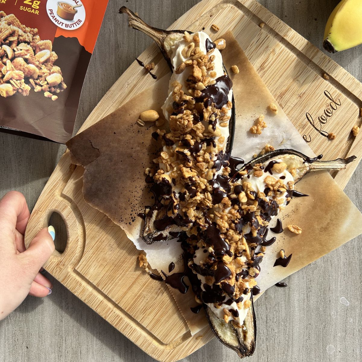 High-Protein Air Fryer Banana Split: Healthy Dessert Hack